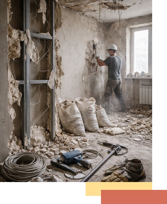 Профессиональный демонтаж зданий и конструкций в Губахе