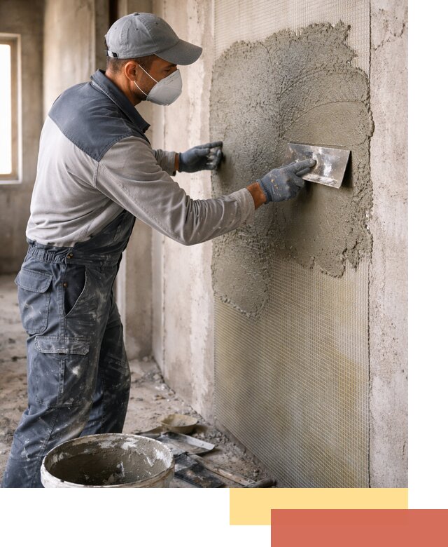 Штукатурка стен по сетке в Губахе под ключ качественно и быстро