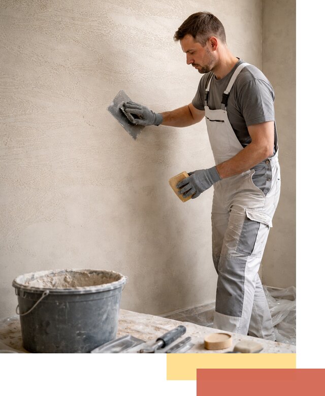 Декоративная штукатурка травертин в Губахе для стен и потолков