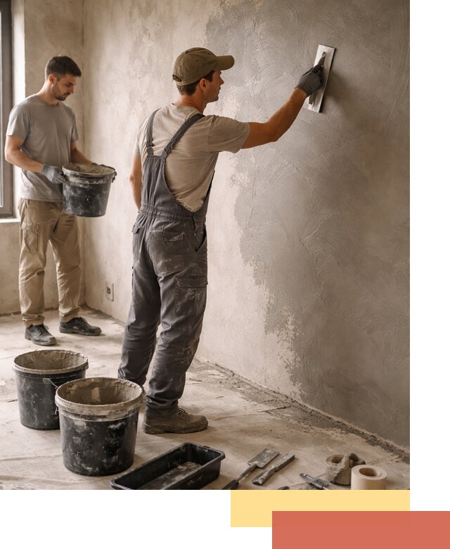 Нанесение микроцемента на стены в Губахе качественно и быстро