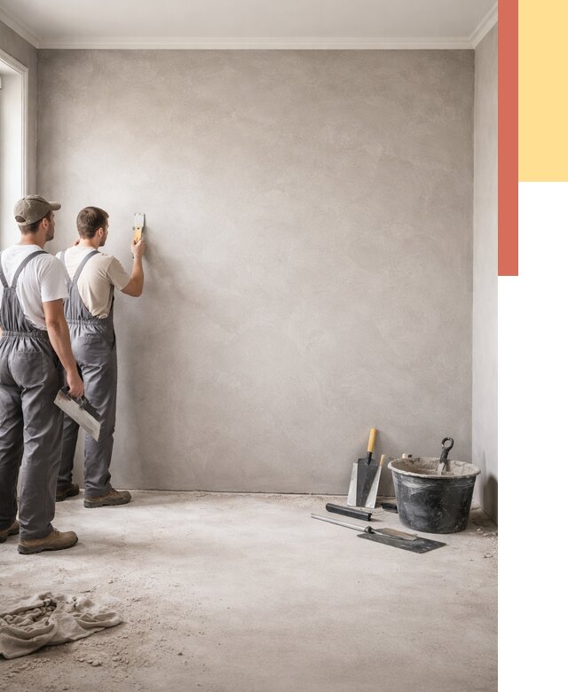 Микробетон на стены в Губахе от 1296 руб. — нанесение и отделка | ОТДЕЛОЧНИК-Гбх