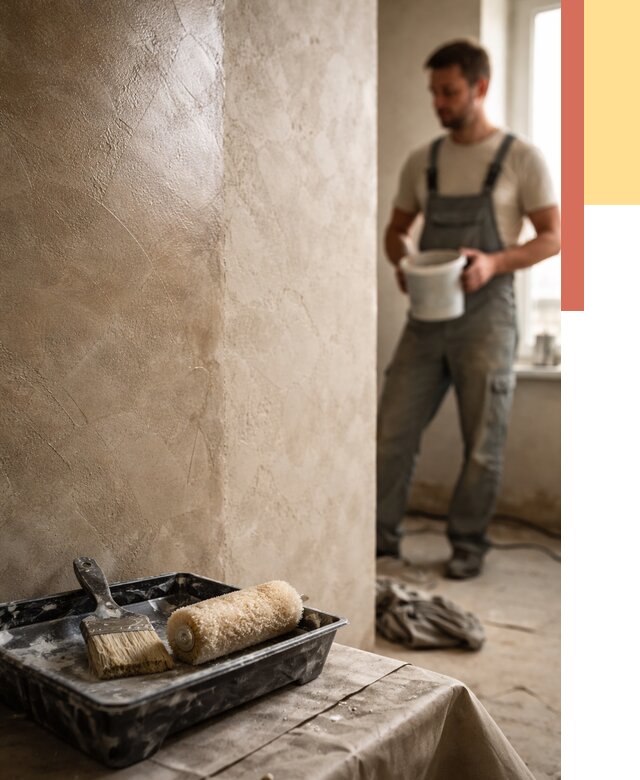 Нанесение воска на штукатурку в Губахе от 3628 руб. | Услуги ОТДЕЛОЧНИК-Гбх