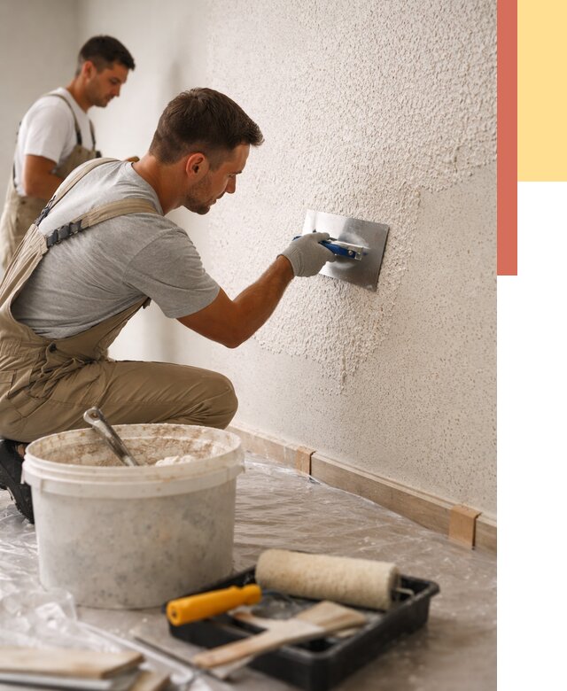 Нанесение жидких обоев в Губахе от 7775 руб./м2 — быстро и недорого | ОТДЕЛОЧНИК-Гбх