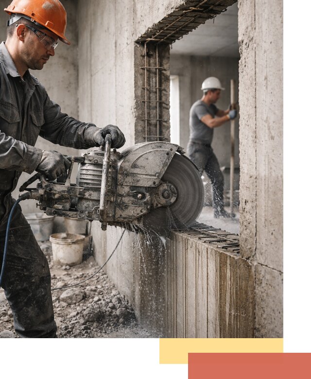 Алмазная резка проемов в Губахе быстро и точно