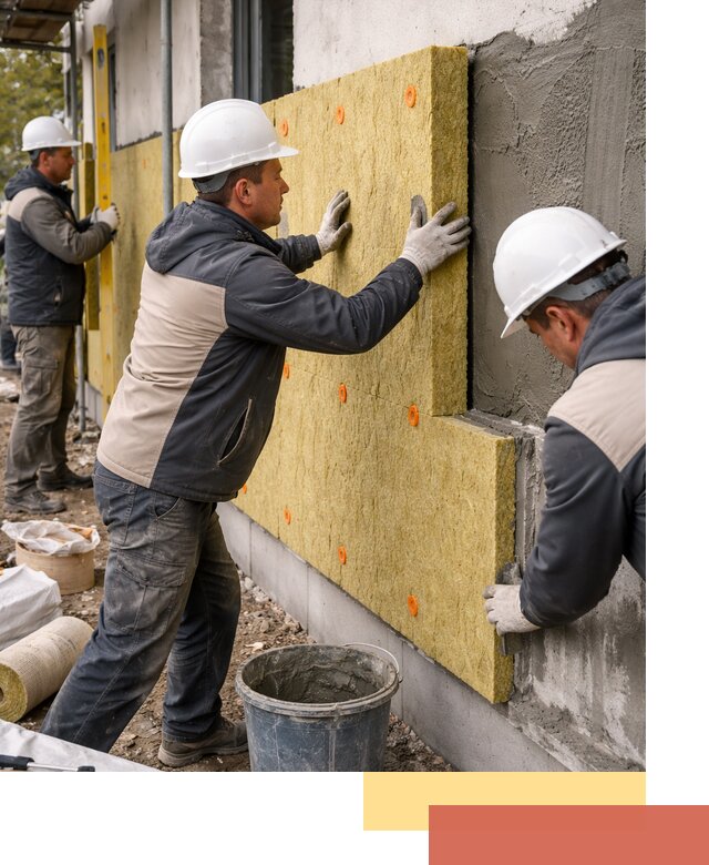 Утепление стен минватой в Губахе — тепло и звукоизоляция