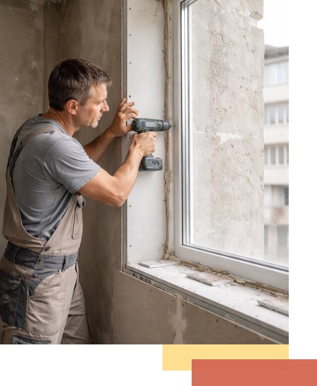 Монтаж гипсокартонных откосов в Губахе под ключ