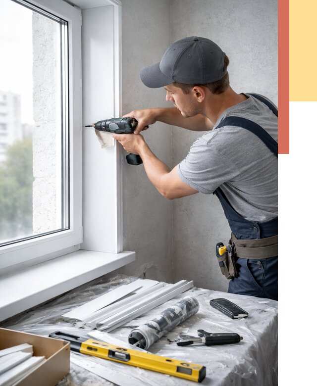 Установка пластиковых откосов в Губахе от 2332 руб. | ОТДЕЛОЧНИК-Гбх монтаж, быстро и недорого