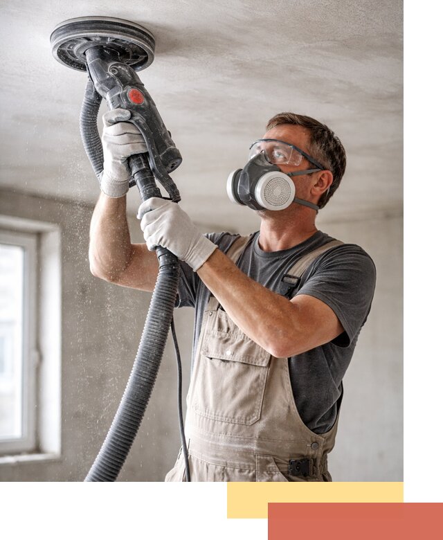 Шлифовка потолка в Губахе — качественная подготовка под отделку