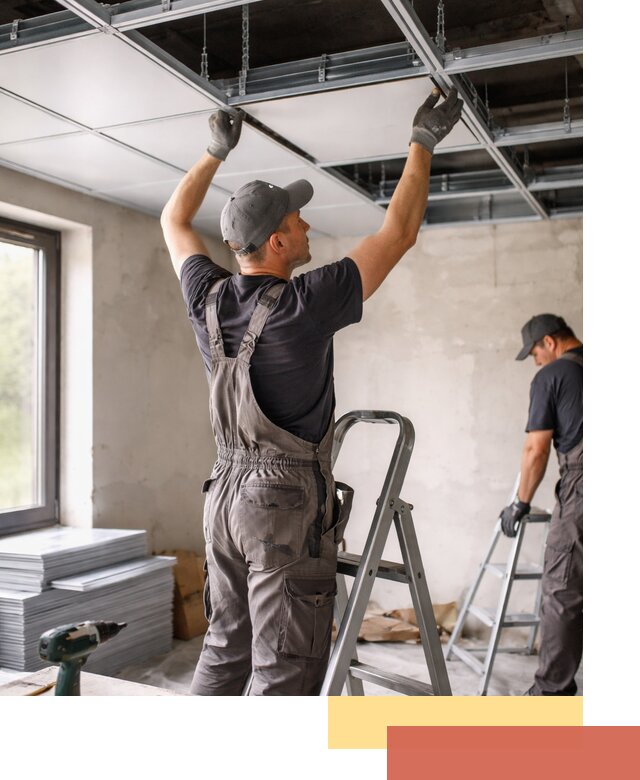 Монтаж кассетного потолка в Губахе качественно и быстро