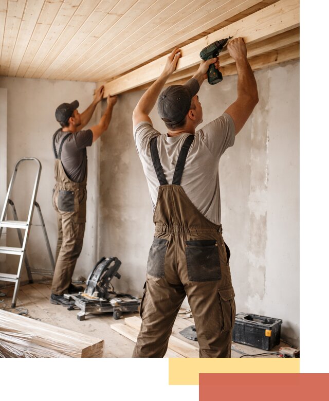 Монтаж потолка из вагонки в Губахе профессионально и аккуратно