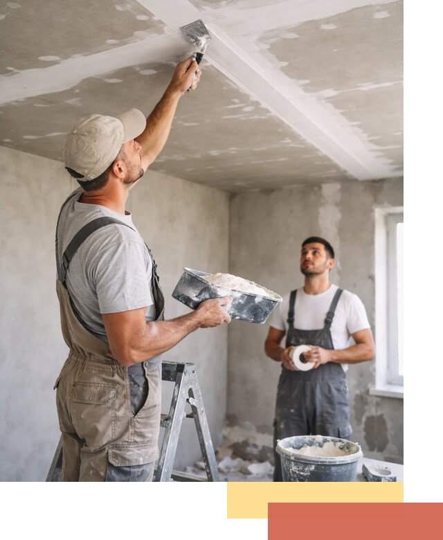 Обработка швов потолка ГКЛ в Губахе: качественная заделка и шпатлевка