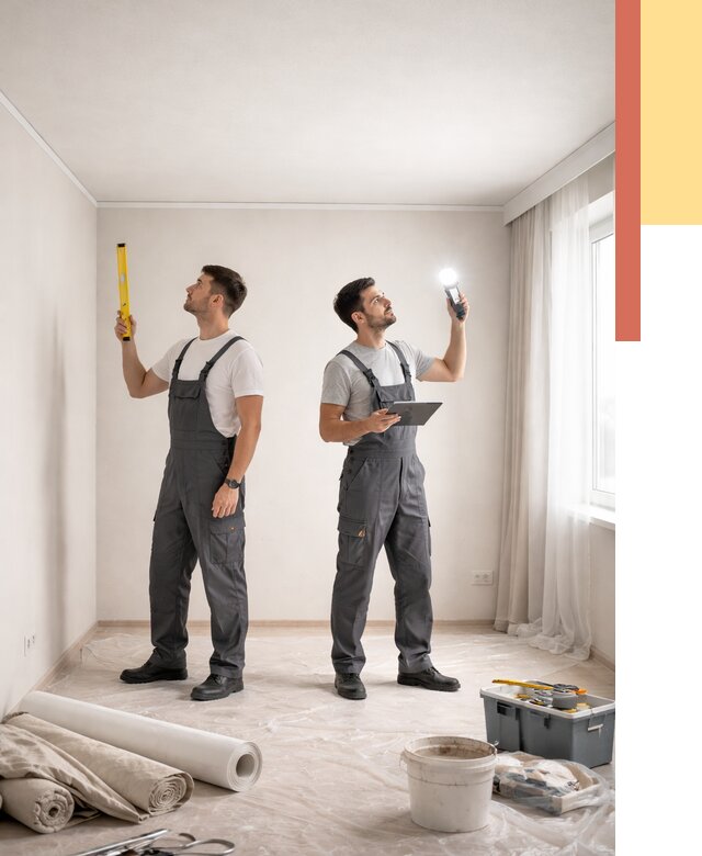 Отделка потолка в Губахе недорого от 777 руб/м2 | Услуги ОТДЕЛОЧНИК-Гбх