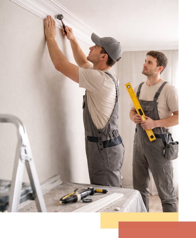 Монтаж потолочного плинтуса в Губахе качественно и быстро